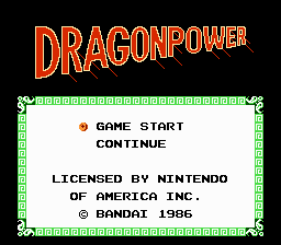 Dragon Power screenshot 3 for NES